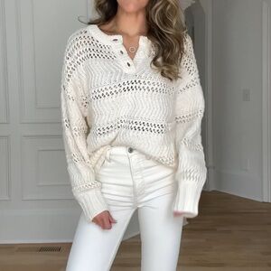 Lovers + Friends Cream Sweater